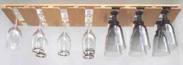 Under Cabinet Wine Glass Rack