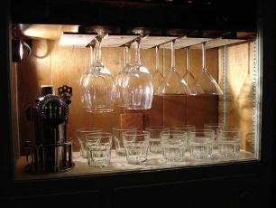 Adjustable Wine Glass Rack Set With No End Slats