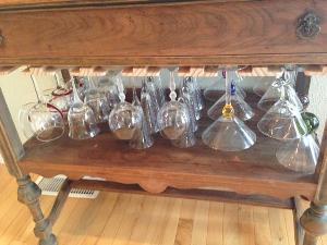 Custom 32 x 16 Wine Glass Rack