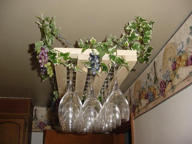 Hanging Stemware Glass Rack