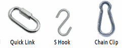 Quick Links S Hooks Chain Clips