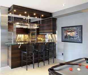 2 Glass Racks Hung With Threaded Rod